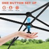 10x10 Pop Up Canopy Tent with 3 Sidewall, Heavy Duty Outdoor Instant Canopy, 3 Adjustable Heights - 4 of 4