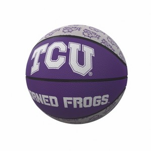 NCAA TCU Horned Frogs Mini-Size Rubber Basketball: 8" Diameter, All Ages, Sports Ball - 1 of 2