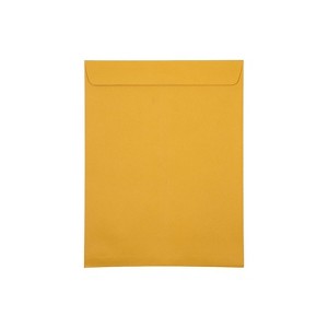 JAM Paper Booklet Envelope 10" x 13" Brown Kraft 50/Pack (4153i) - 1 of 3