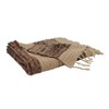 Saro Lifestyle Striped Throw, 50x60 inches, Beige - 3 of 4