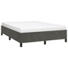 Bed Frame Dark Grey Velvet (100% polyester), Plywood, Engineered wood - 4 of 4