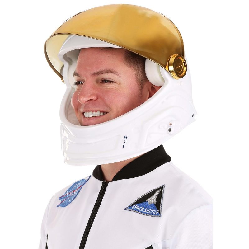 HalloweenCostumes.com   Adult Cosmonaut Space Helmet, White, 5 of 12