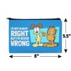 Garfield And Odie Im Never Wrong Makeup Cosmetic Bag Organizer Pouch - 4 of 4