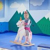 Toy Time Kids' Rocking Unicorn Ride-On Horse Toy - Pink/White - 4 of 4