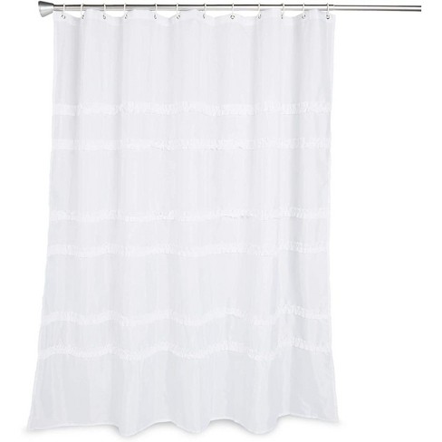 Juvale Farmhouse Shower Curtain Set, Rustic Bathroom Shower Curtain Sets