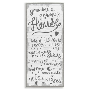 Stupell Industries Grandparents House Fun Family, 10" x 24" - 1 of 4