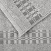 100% Cotton Medium Weight Geometric Border 6 Piece Assorted Bathroom Towel Set by Blue Nile Mills - 4 of 4