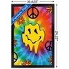 Trends International Groovy Melting Smile Face Framed Wall Poster Prints - 3 of 4