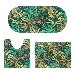 Evideco French Home Goods Decorative  Bath Mats – Ultra Absorbent Quick Dry Rug with Anti-Slip Rubber Backing - 1 of 4