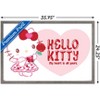 Trends International Hello Kitty: 25 Valentine's Day - Rose Framed Wall Poster Prints - 3 of 4