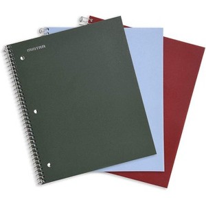 Mintra Office Durable Spiral Notebook - 2 Subject - 1 of 1
