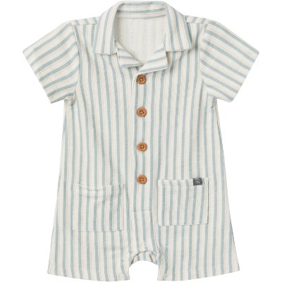 Modern Moments™ by Gerber Baby Boys' Collared Short Sleeve Romper