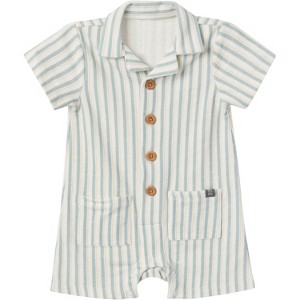 Modern Moments™ by Gerber Baby Boys' Collared Short Sleeve Romper - 1 of 4