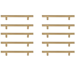 Elegant Lighting Quinn 5" Center to Center Brass Bar Pull Multipack (set of 10) - 1 of 4