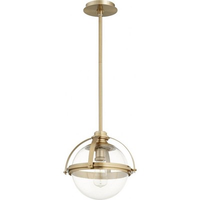Quorum Lighting Meridian 1 - Light Pendant in  Aged Brass