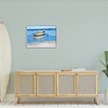 Stupell Industries Row Boat on Blue Coastal Shore Beach Landscape Framed Giclee Art - 3 of 4