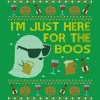 Men's Design By Humans Funny Here For The Boos Ugly Halloween Sweater By DragonTee T-Shirt - 2 of 4