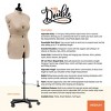Dritz Medium Dress Form My Double Designer: Adjustable Sewing Mannequin, Female, Beige, Adult Assembly Required - 2 of 4