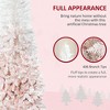 QingMoon Pencil Fir Christmas Tree, 6FT Artificial Xmas Tree with 406 Branch Tips and Steel Base for Winter Holiday Decoration - 2 of 4
