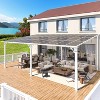 CLIHOME 20 ft. x 12 ft. Aluminum Sloped Roof Hardtop Gazebo Outdoor Pergola with UV Protection Polycarbonate Patio Cover - 3 of 4
