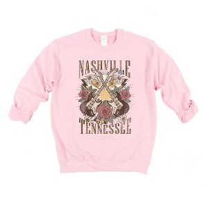 Simply Sage Market Nashville Retro Flowers Sweatshirt - 1 of 2