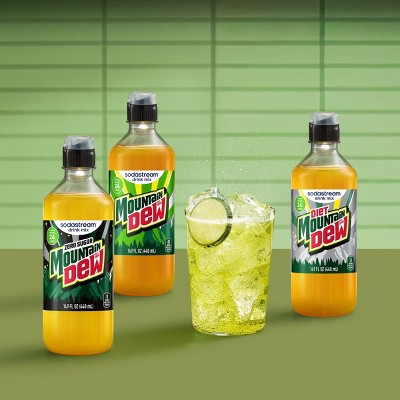 SodaStream 4pk 14.9 fl oz Mountain Dew Zero Drink Mix