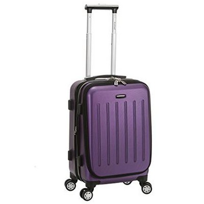 Rockland Titan Hardside Spinner Luggage Purple Carry-On 19-Inch