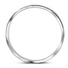 Pompeii3 Hand Etched 6mm Dome Wedding Band 10K White Gold - 3 of 4