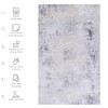 Kumasinova Area Rug, Non-Slip Low-Pile Living Room Rug, Boho Washable Rugs, Stain-Resistant Door Mat, Kids & Pets Friendly - 3 of 4