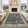 Area Rugs for Living Room Vintage Boho Floral Print Area Rug Washable Traditional Indoor Carpet for Bedroom Kitchen Dining - 2 of 4