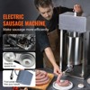 VEVOR Electric Sausage Stuffer, 12 L / 25 LBS Vertical Meat Stuffer, 200W Motor, Stepless Speed Control and Foot Pedal, Silver - 3 of 4