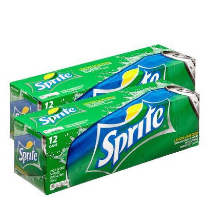Sprite Lemon Lime Soda, 12 Ounce (24 Cans)