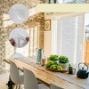 Unique Bargains Wood Grain Window Privacy Film Clear 78.74"x35.43" 1 Pc - 4 of 4