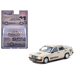 Mercedes-Benz 190 E 2.3-16 #11 Ayrton Senna Winner "Race of Champions" (1984) "Global64" 1/64 Diecast Model by Tarmac Works - 1 of 4