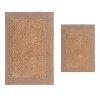 Home Weavers Luxury Collection 100% Cotton Tufted Bathroom Rug Set, Non-Slip Latex Bath Rug Set - 2 of 4
