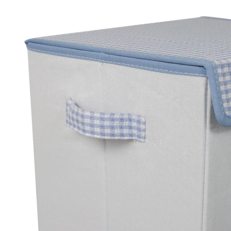 BirdRock Home Baby Clothes Hamper with Lid - Blue, 2 of 8