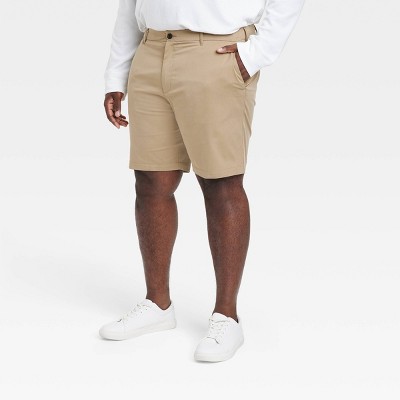 Men's 9" Regular Fit Tech Flat Front Chino Shorts - Goodfellow & Co™