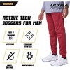 Ultra Performance Mens 3 Pack Joggers | Mens Marled Colored Athletic Bottoms with Pockets - 4 of 4