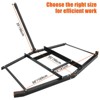 Lawn Leveling Rake, Heavy Duty Ground Leveler with Long Stainless Steel Handle, Lawn Leveler Garden Leveler for Yard, Backyard, Dirt Ground - 2 of 4