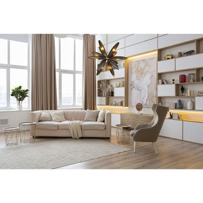 Centura Burnished Gold 14-Light Sputnik Chandelier