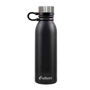 Outdoors Professional 20-Oz. Stainless Steel Double-Walled Vacuum-Insulated Travel Bottle with Leakproof Screw Cap - 1 of 4