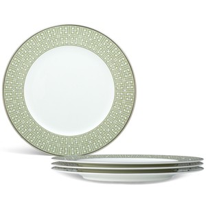 Noritake Infinity Green Platinum Set of 4 Dinner Plates - 1 of 4