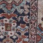 bright red, navy, peach