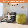 MAXYOYO 3-in-1 Kids Convertible Bean Bag Chair & Bed, Child Floor Sofa for Gaming, Reading - 4 of 4