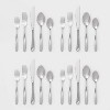 20pc Silver Texture Kayden Silverware Set - Threshold™ - 4 of 4