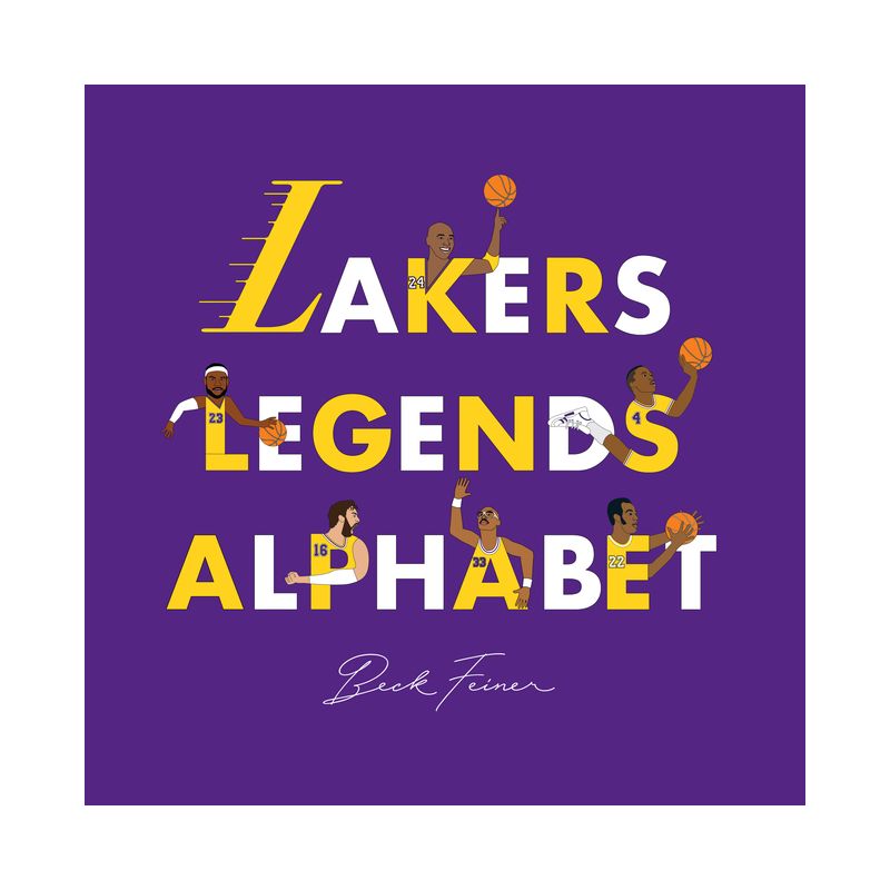 Lakers Legends Alphabet - by  Beck Feiner (Hardcover), 1 of 2