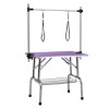 36" Heavy Duty Pet Grooming Table with Adjustable Arm and Clamps,Dog Drying and Trimming Table for Large and Medium Pets–LAOTIES - 3 of 4