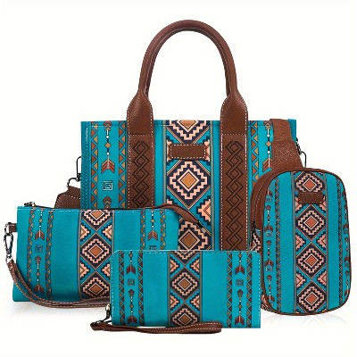 DOMETOUR Stylish Bohemian Tote Bag ¨C Spacious Handbag with Adjustable Strap, Perfect for Travel, Shopping, and Daily Use