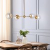 Urban Ambiance Luxury Minimalist Indoor Chandelier,  5-7/8''H x 14-3/4"W x 40''D,  Brushed Bronze Finish, UHP4451 - 2 of 4