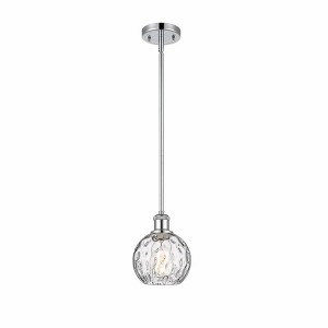 Athens Water Glass - 1 Light Mini Pendant In Industrial Style-8 Inches Tall and 6 Inches Wide - 1 of 1